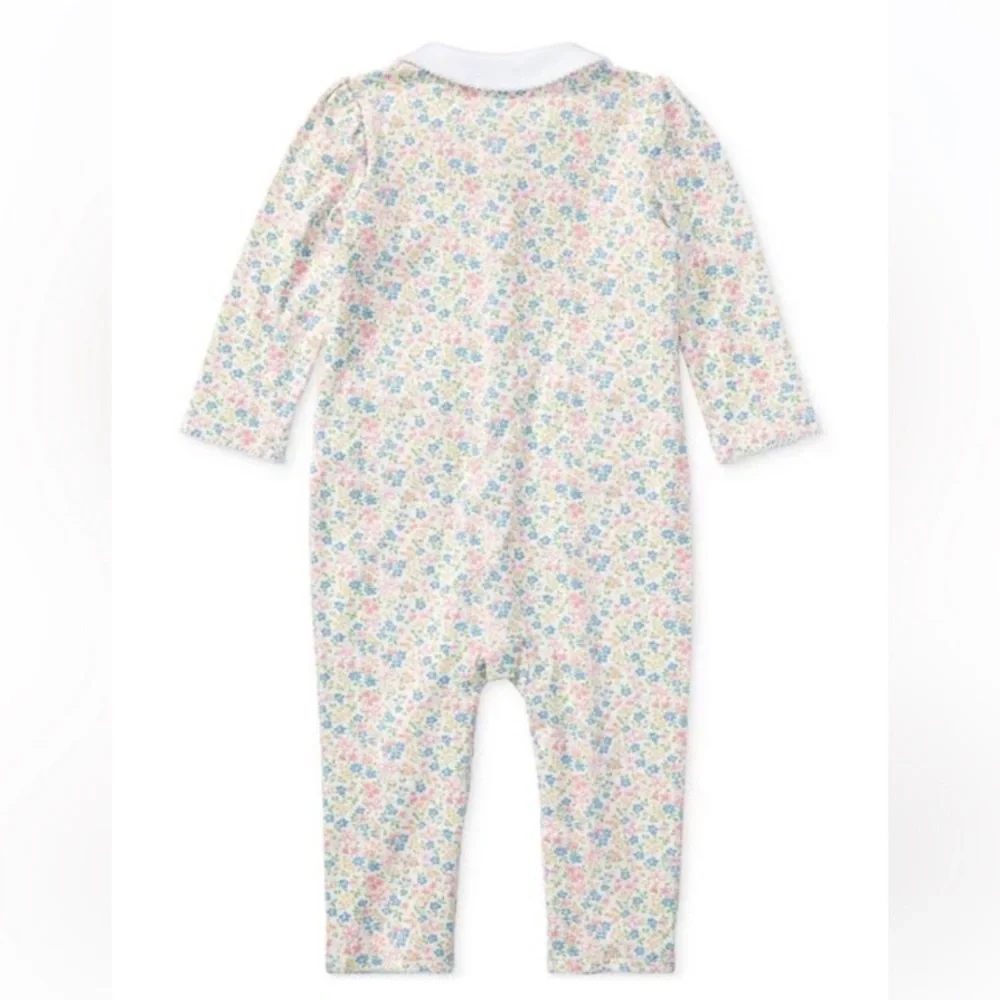 Ralph Lauren Pink Floral Bodysuit
